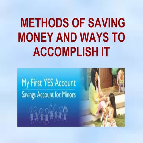 Importance of Saving