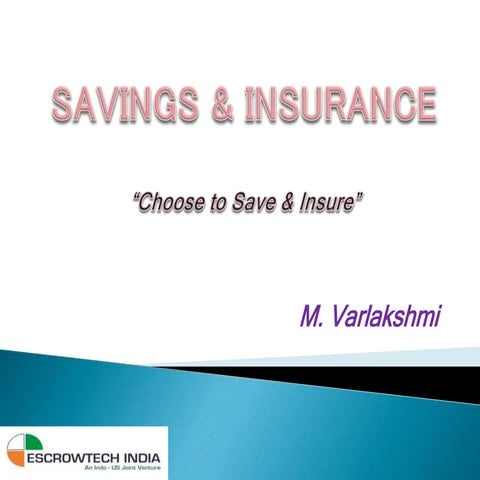 Savings&amp;insurance