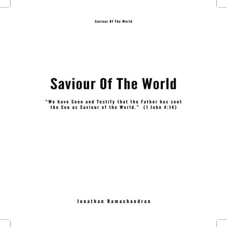 Saviour of the World
