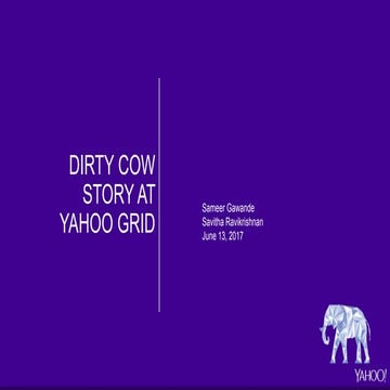 Handling Kernel Upgrades at Scale - The Dirty Cow Story