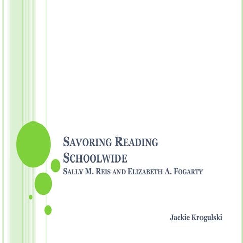 Savoring readingschoolwide