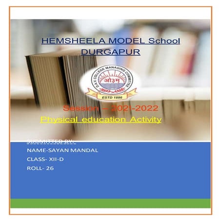 Physical Education Project on Asanas(yoga) Class 11