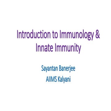 Introduction to Immunity & Innate immunity.pptx