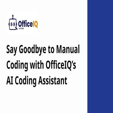 Say Goodbye to Manual Coding with OfficeIQ’s AI Coding Assistant