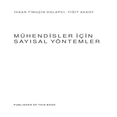 Sayisal yontemler 2 (1), nümerik analiz