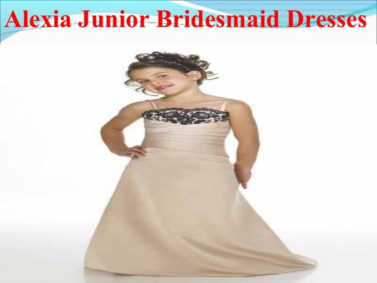 alexia junior bridesmaid dresses