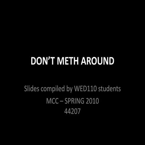 Say no to meth   44207