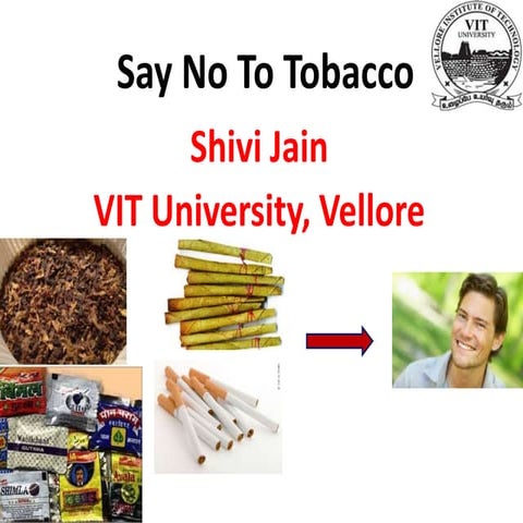 Say no to tobacco