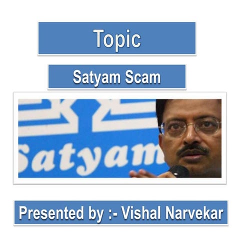 Satyam scam