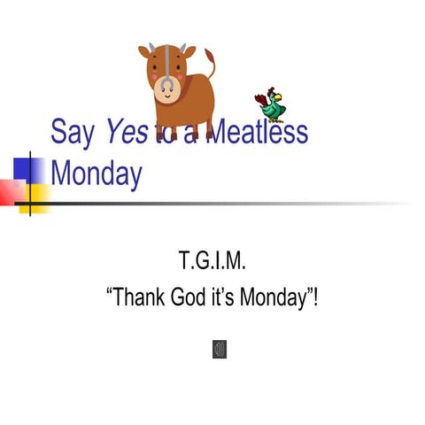 Say yes to a meatless monday