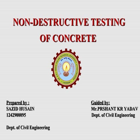 ndt testing of concrete