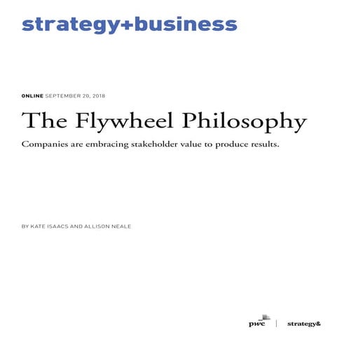 The Flywheel Philosophy