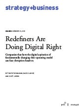 Redefiners Are  Doing Digital Right  