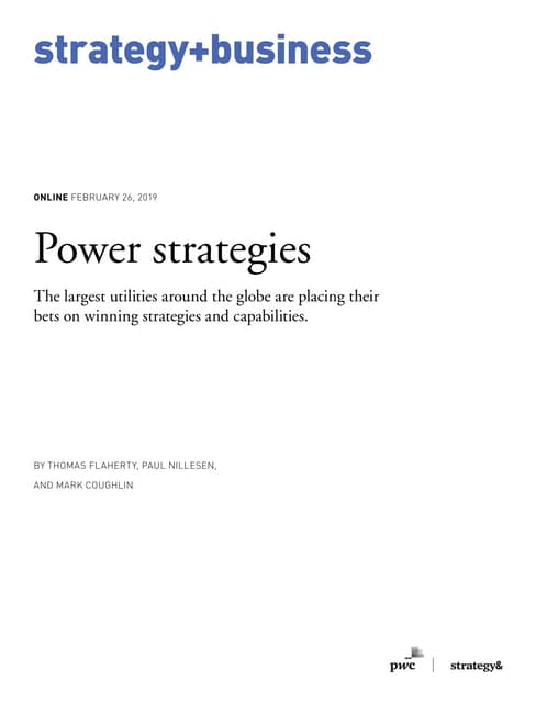 Power strategies