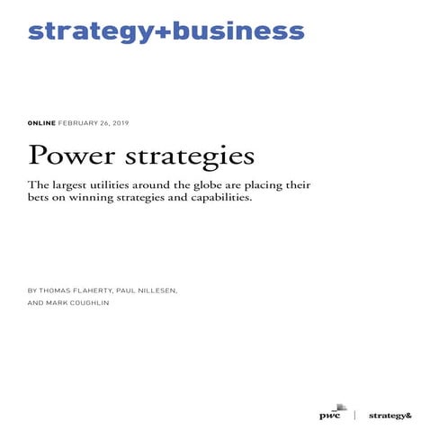 Power strategies