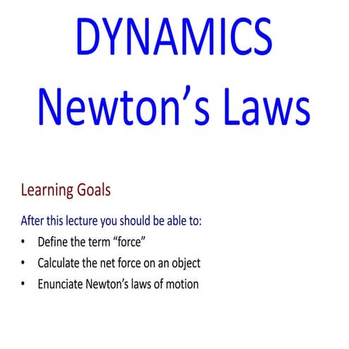 SB-lecture05- into to dynamics. physcis 1 | PDF