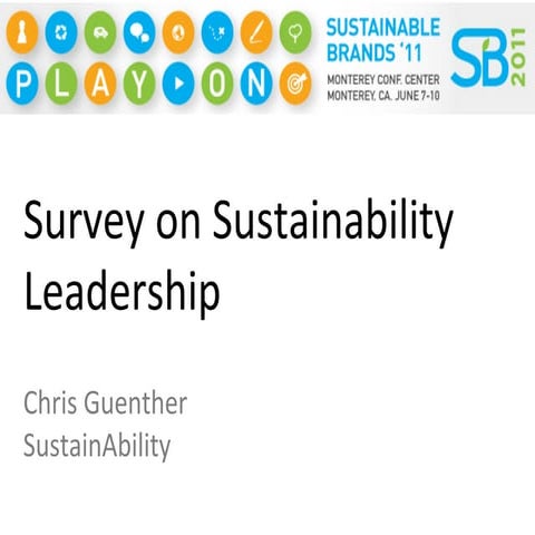 SB11 - SustainAbility - chris guenther 