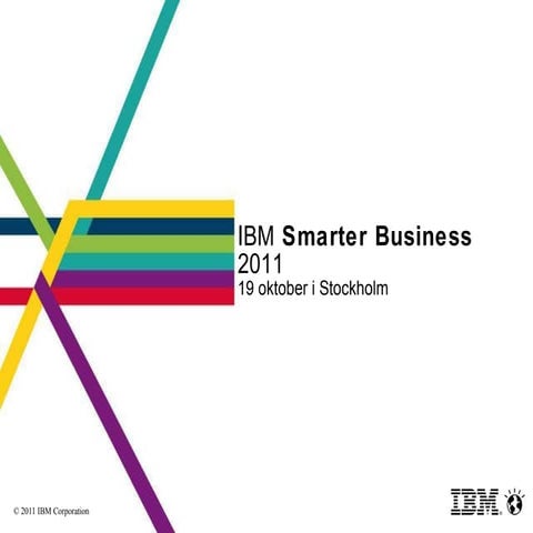 Smarter Buildings and Sustainability - IBM Smarter Business 2011