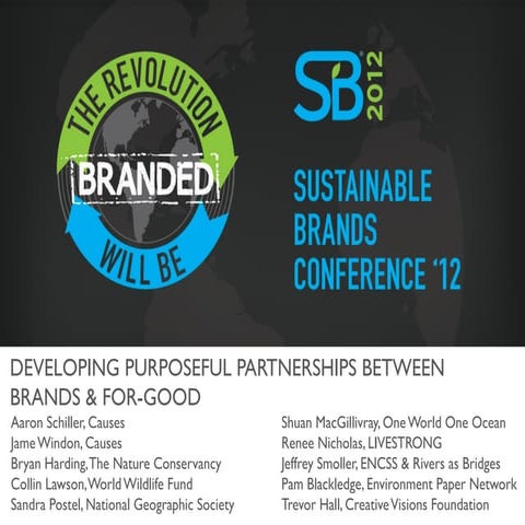 SB'12 - Aaron Schiller - Causes, Jame Windon - Causes, Bryan Harding - The Na...