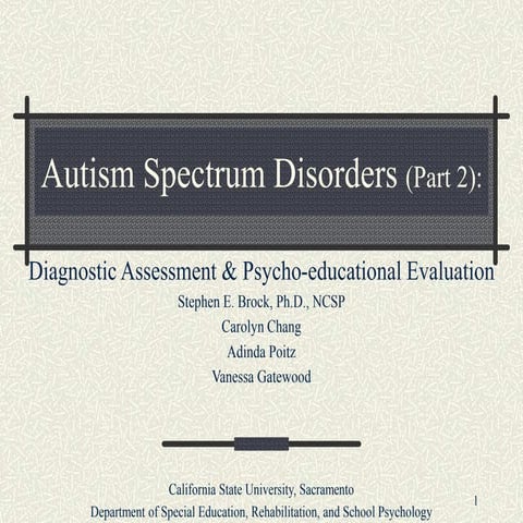 SB2.ppt autism spectrum disorders part 02