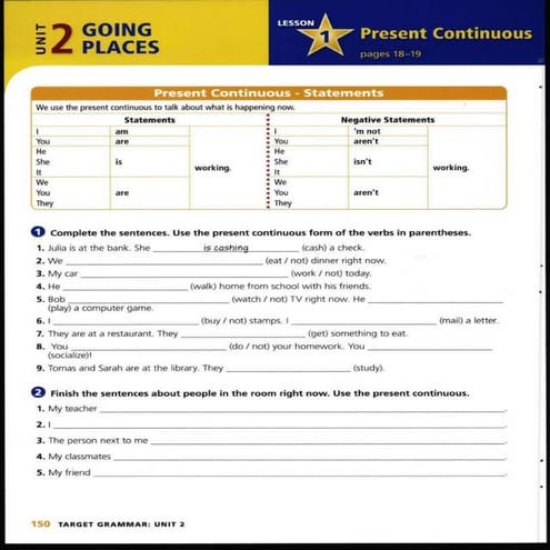 SB Present Continuous | PPTX