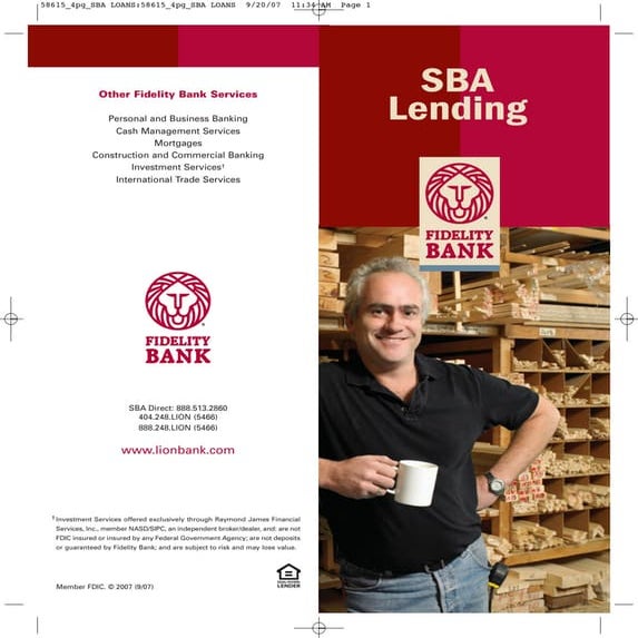 SBA Loan Programs