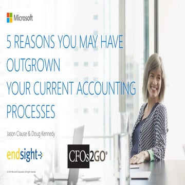 5 reasons you may have outgrown your current accounting software
