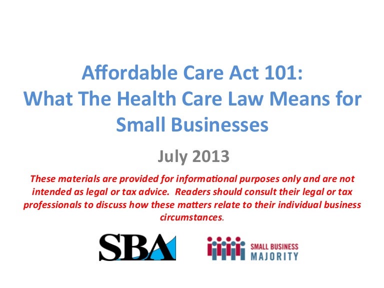 What the New Healthcare Law Means for Your Small Business