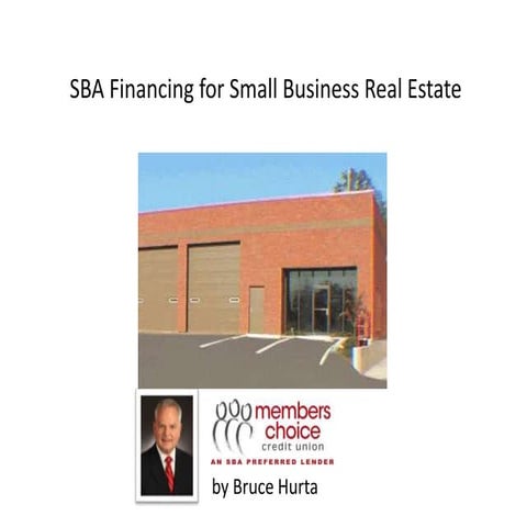 Sba financing for small business real estate 12 8-13 (1)