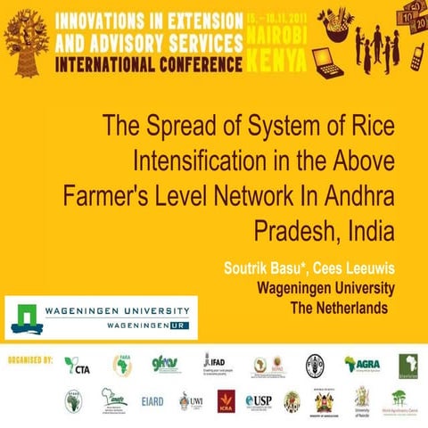 1314- Jeevika Development Society - System of Rice Intensification ...