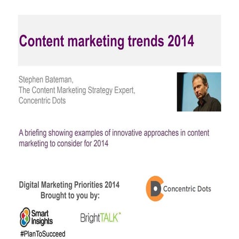 Content marketing trends 2014