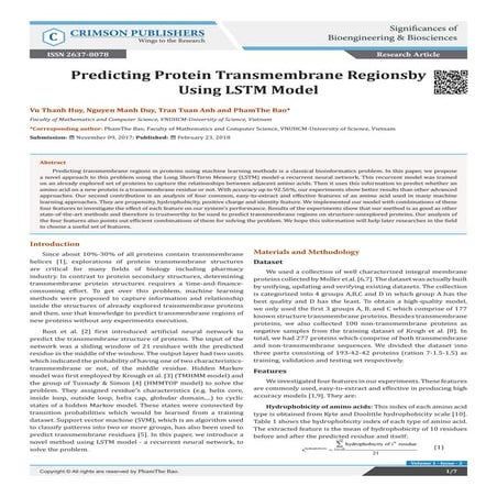 Protein Secondary Structure Prediction using HMM | PDF