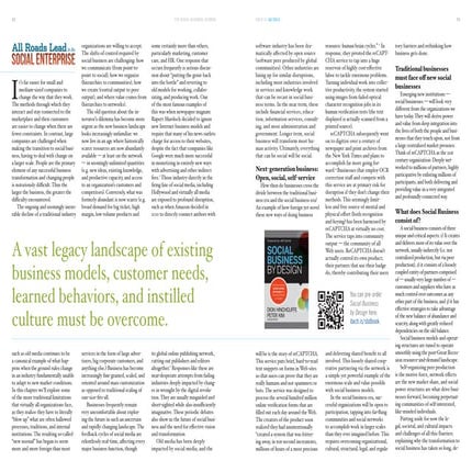 Social Business by Design excerpt - Social Business Journal Issue 1