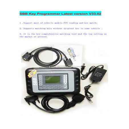 Sbb key programmer latest version v33.02