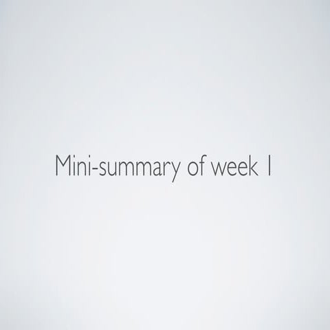 Sbc174 evolution 2014 week2