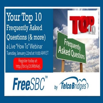 Session Border Controllers - Top 10 FAQ