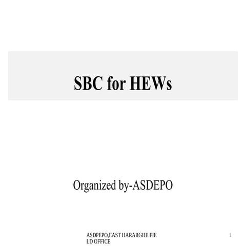 SBC basic trining for HCWs & HEWs.pptx