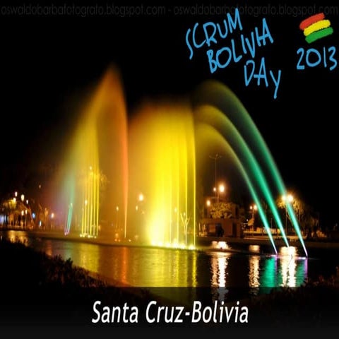 Scrum Bolivia Day 2013 brochure