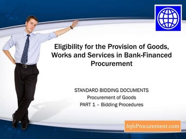 Sbd procurement of goods   section v eligibility for the provision of goods, ...