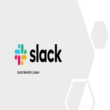 Sbein Umich company preso slack