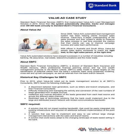 Standard Bank Case Study