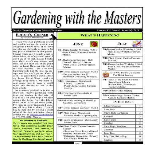 Straw Bale Gardening ~ Georgia, Cherokee County