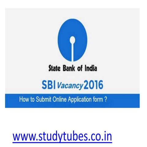 SBI  Bank Jobs 2016