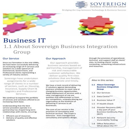 About Sovereign Business Integration Group
