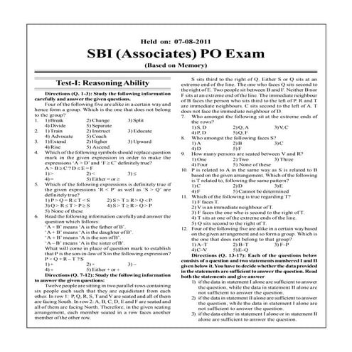 Sbi associates po_07-08-2011