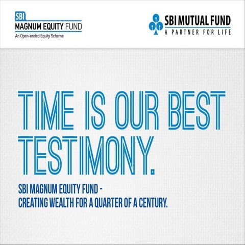 SBI Magnum Equity Fund: An Open-ended Equity Scheme  - Jan 17