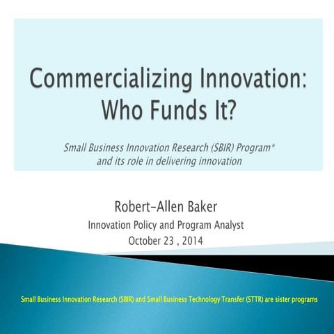 SBIR Quad Chart & Examples | PPTX