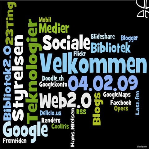 Sociale teknologier. Styrelsen for Bibliotek og medier 04.02.09