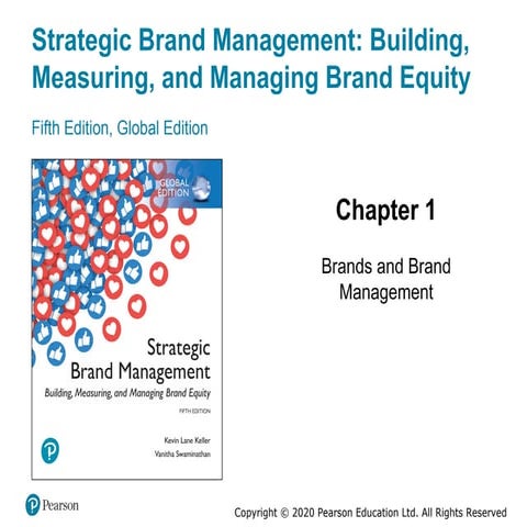 Strategic brand management Ch 1 5th edition