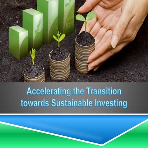 Accelerating the Transition  towards Sustainable Investing